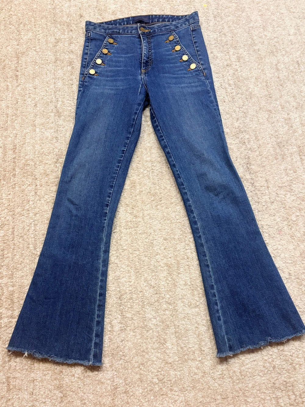 Ramy Brook Flared High Rise Jeans